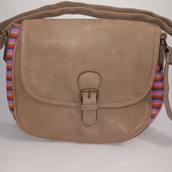 AMERICAN EAGLE BY PAYLESS BOHO HIPPIE CROSSBODY HANDBAG - Picture 1 of 10